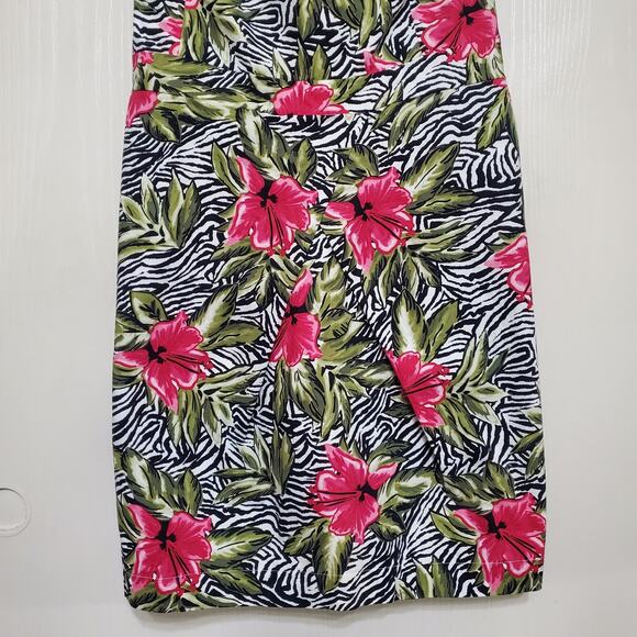 Torrid Strapless Dress Floral Print Animal Print Mini Party Summer Cocktail 26 - Picture 5 of 7